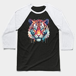 Tiger Animal Freedom World Wildlife Wonder Abstract Baseball T-Shirt